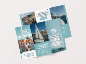 Grand little miracles sailing compani in Santorini printable trifold